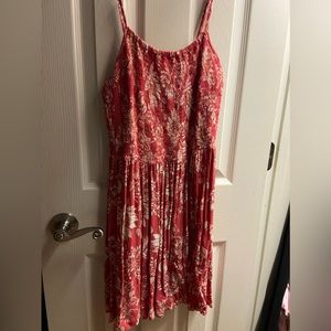 Pink Floral Sun Dress